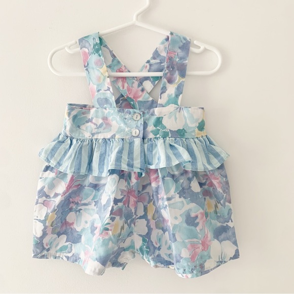Maggie Mackall Other - Vintage 80's Maggie MacKall SIZE 6 9 Month Sunsuit Romper Overall Shorts